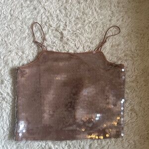 Madewell Sequin Cropped Tank